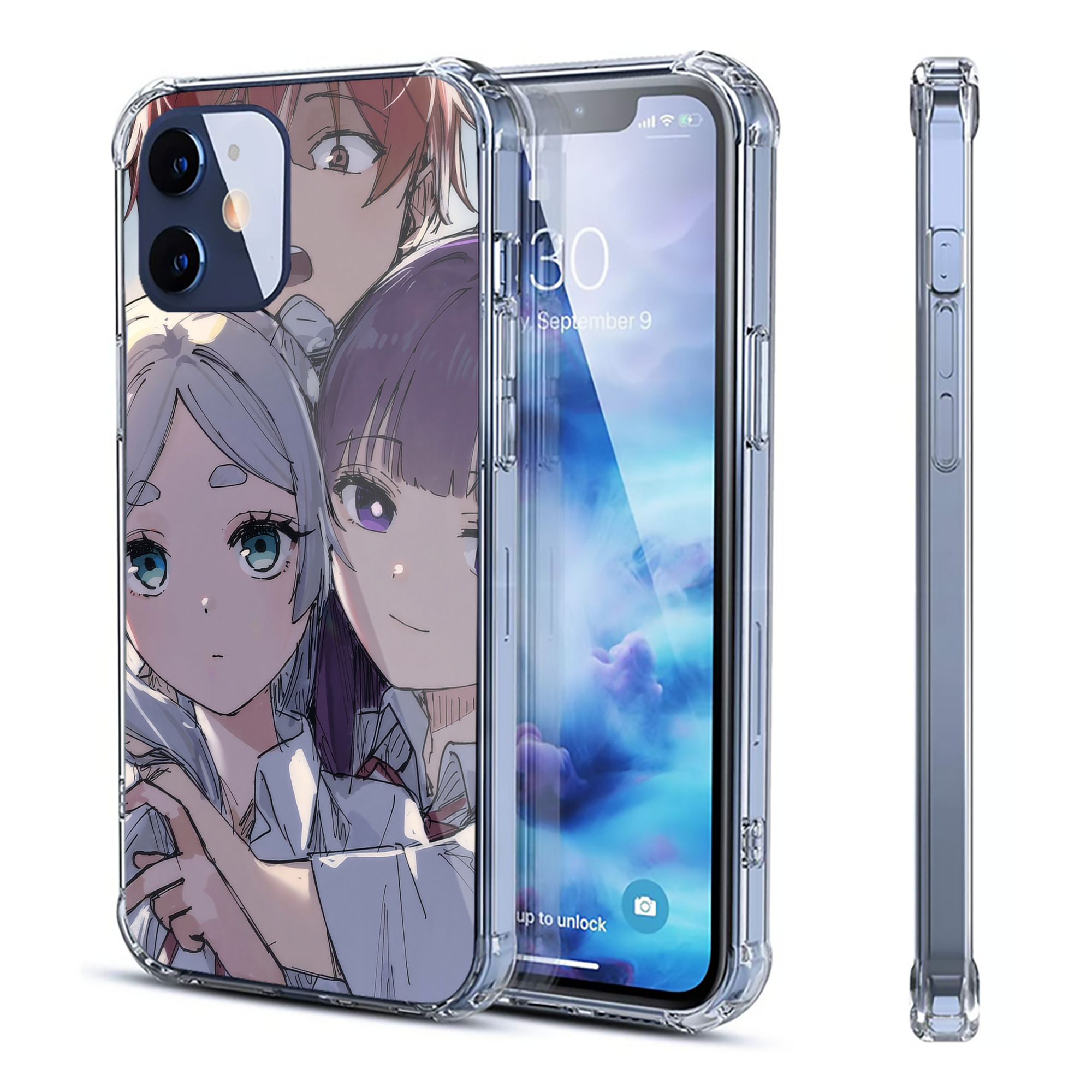 （画像用） 葬送のフリーレン Frieren 【iPhone 12シリーズ対応】透明スマホケース（クリアソフトケース）